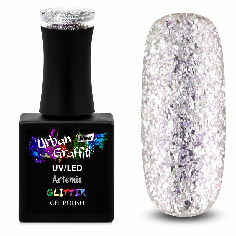 Artemis - UGGP-A0910 Urban Graffiti Gümüş Simli Jel Oje 15ml