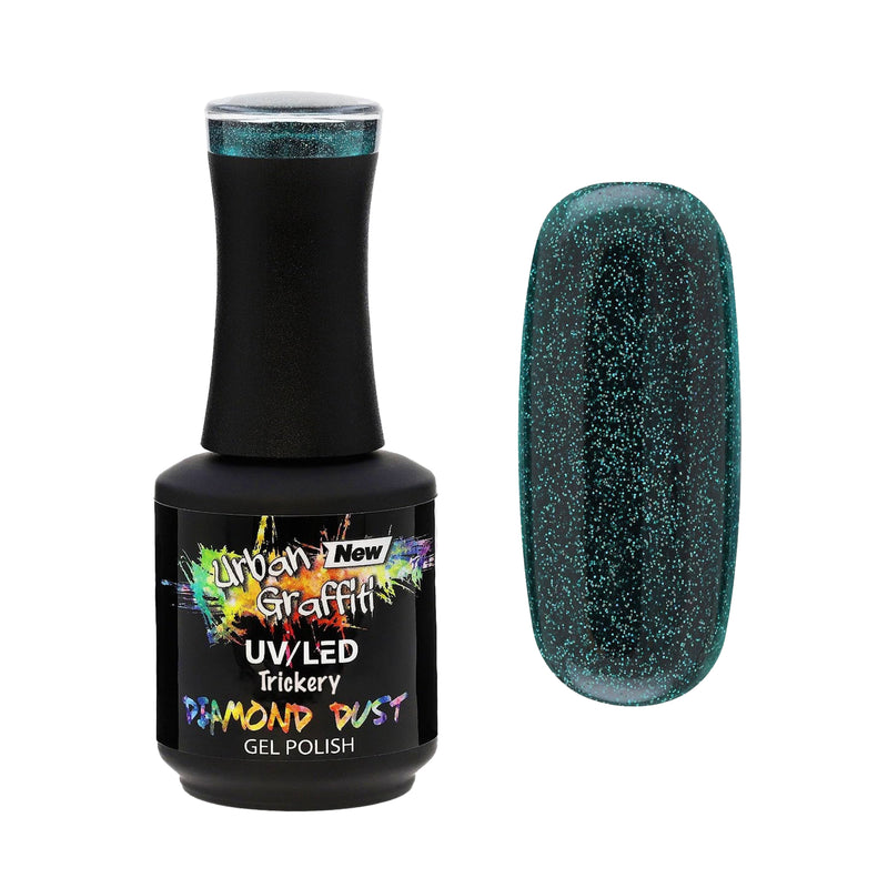 Trickery - UGGP-DD006 - Yeşil Simli - Urban Graffiti Jel Oje 15ml